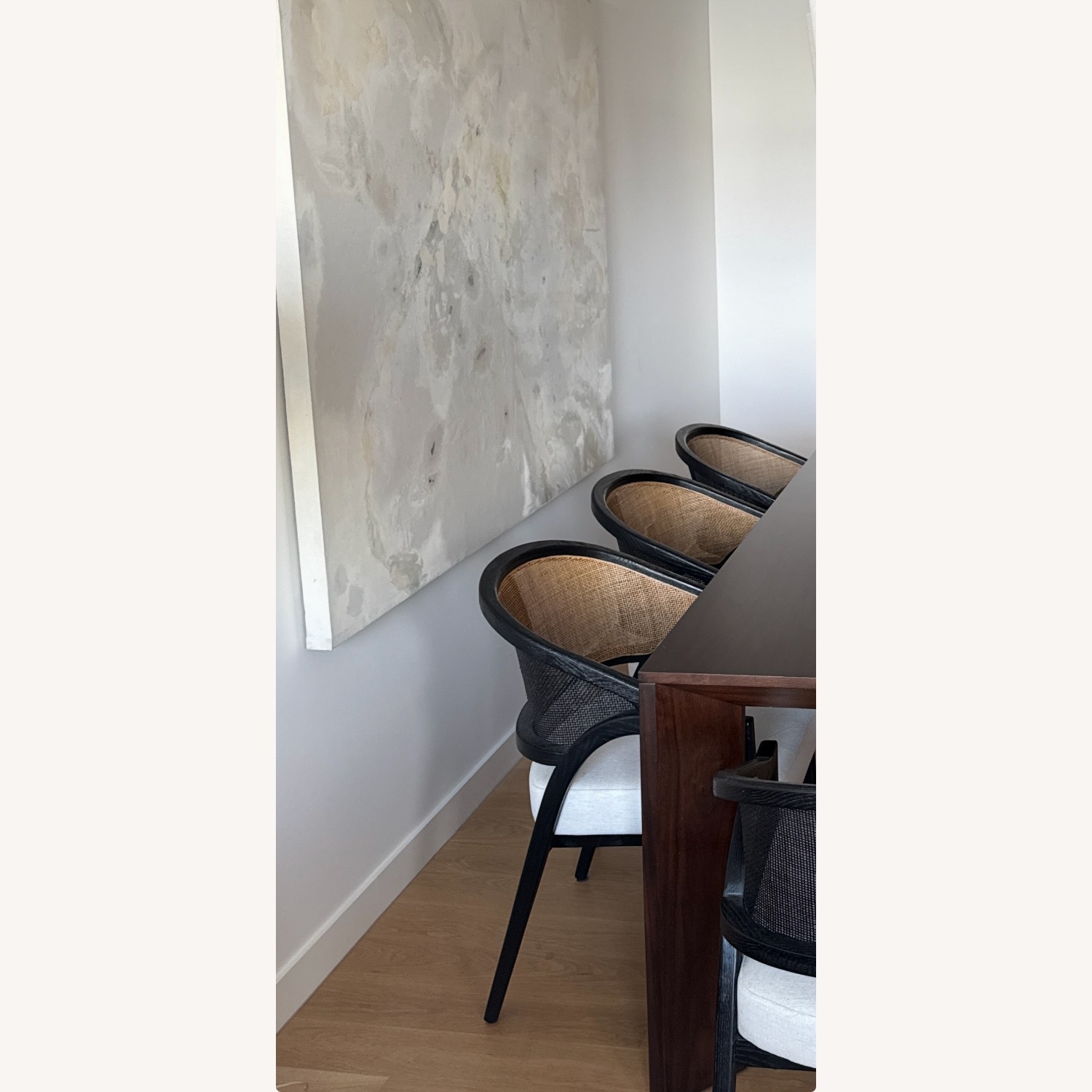 Arhaus Aimee Chair Black Wood Dining Chairs - image-5