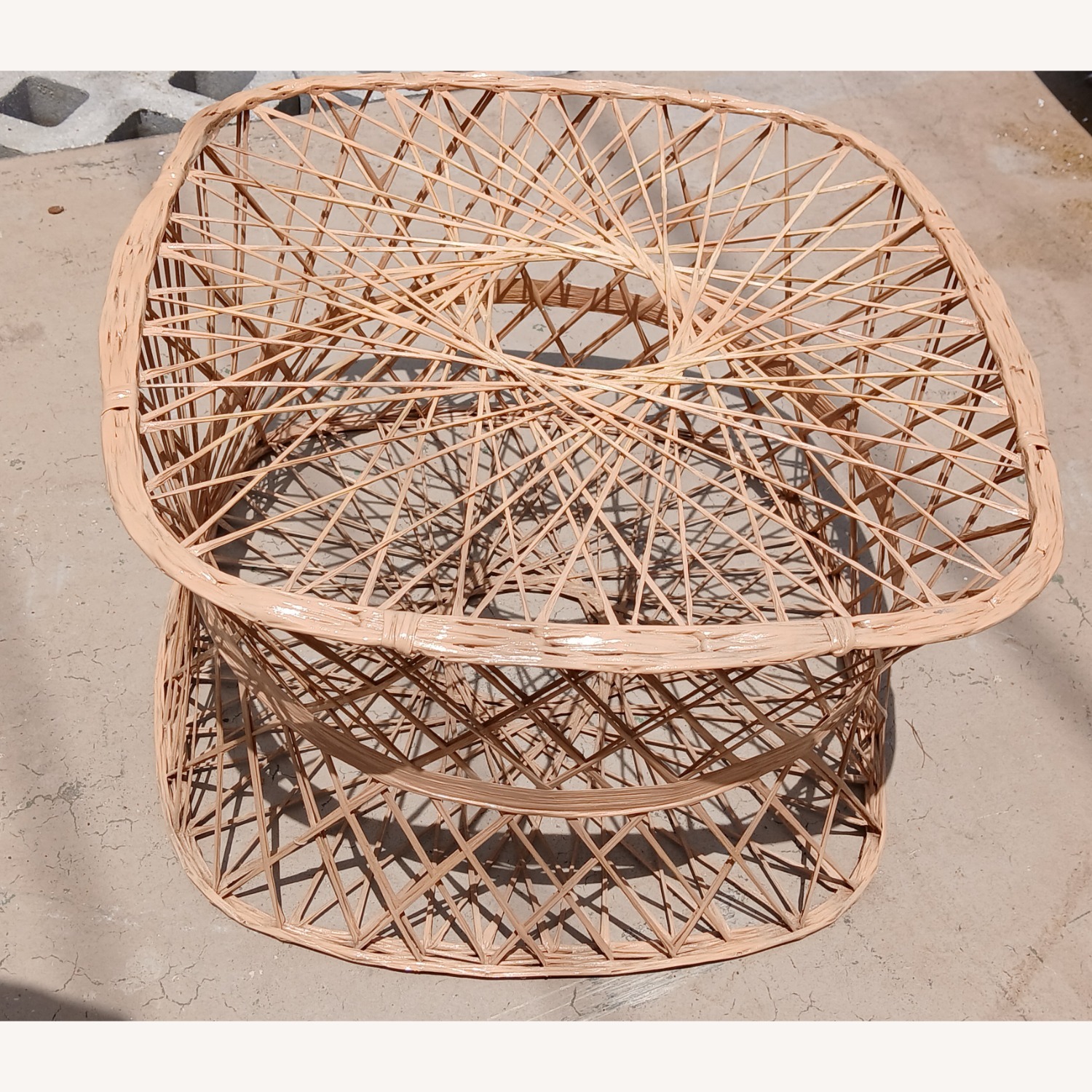 Woodard Spun Fiberlass Ottoman or Side Table - image-1