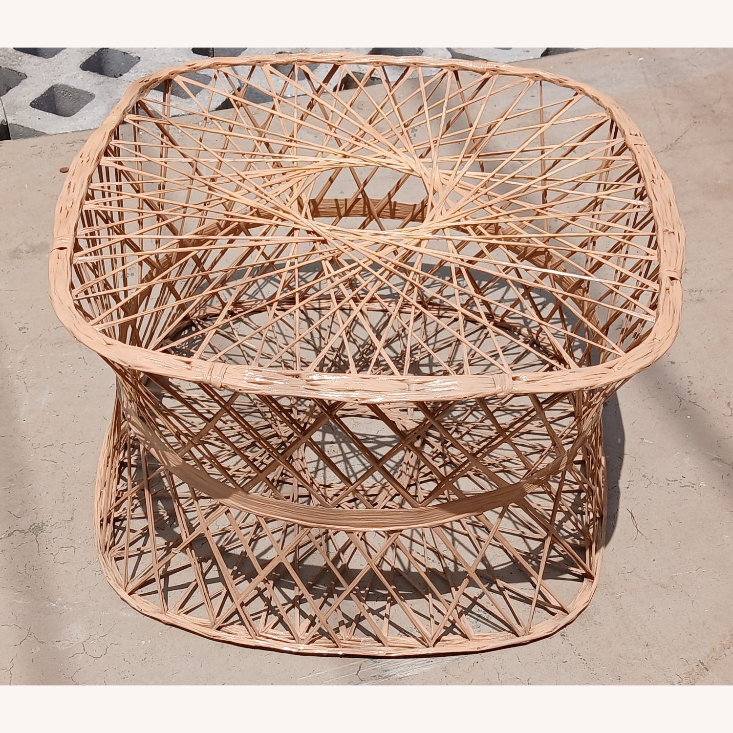 Woodard Spun Fiberlass Ottoman or Side Table - image-3