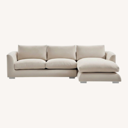 Used Feathers Sectional for sale on AptDeco
