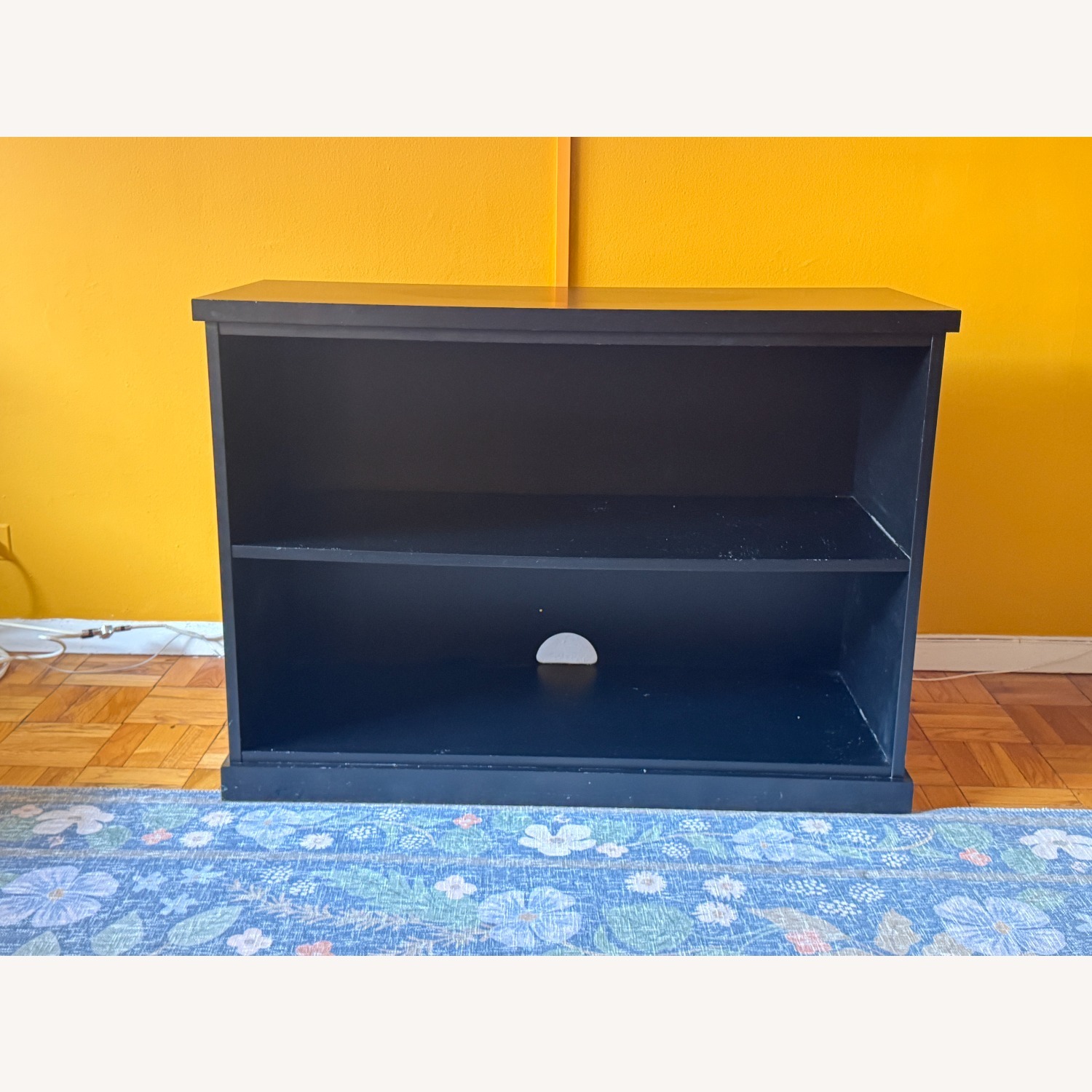 Pottery Barn Bedford Black 2-Shelf Bookcase - image-5