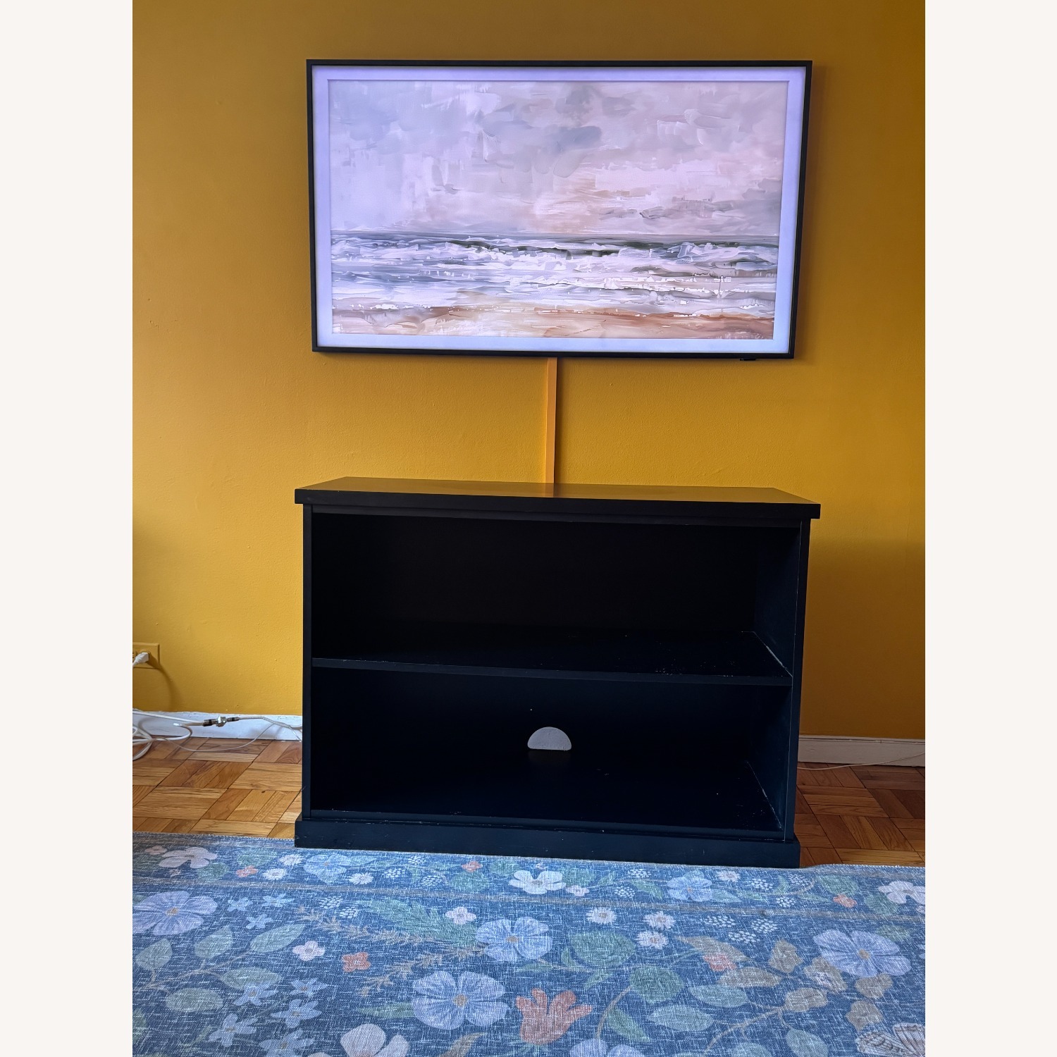 Pottery Barn Bedford Black 2-Shelf Bookcase - image-4