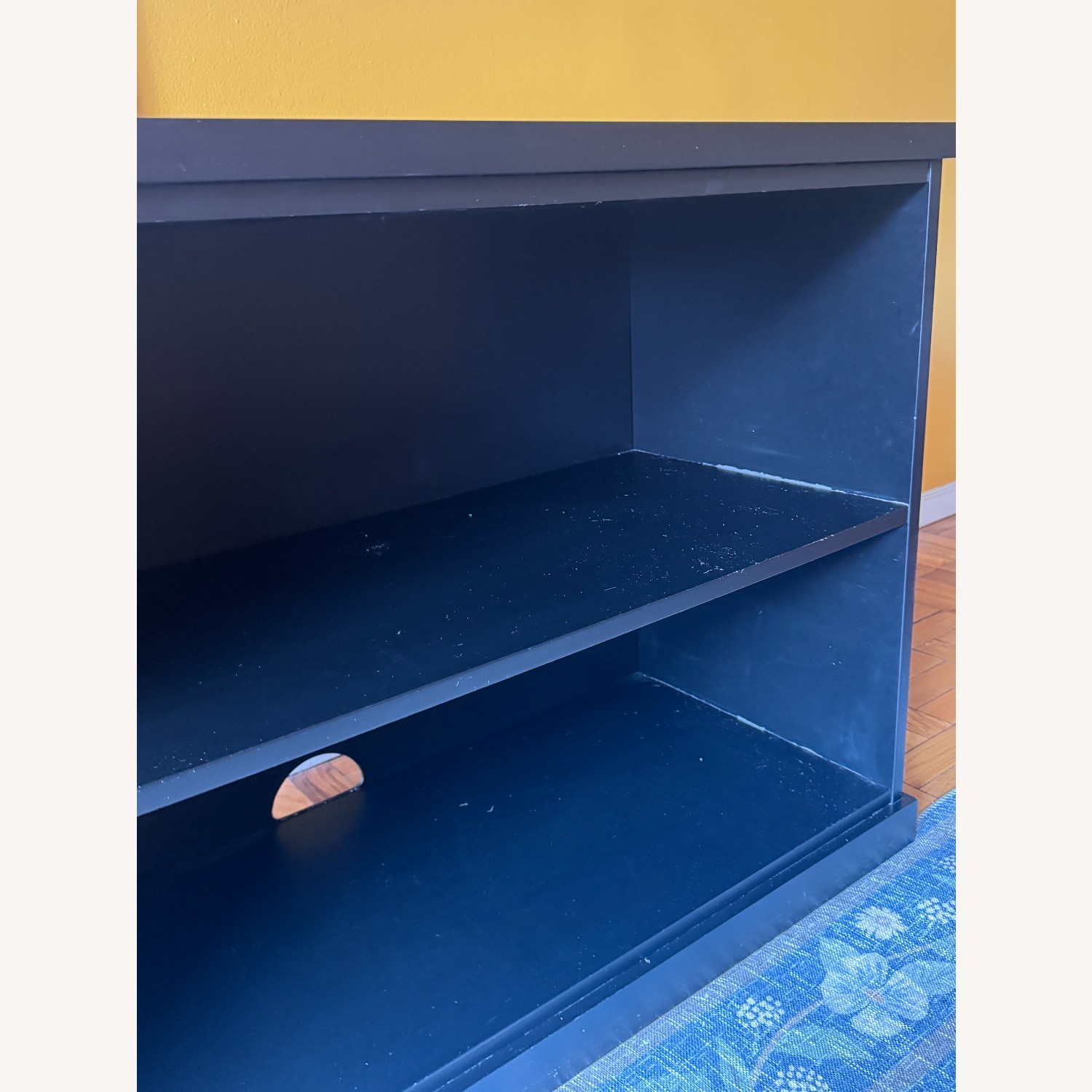 Pottery Barn Bedford Black 2-Shelf Bookcase - image-3