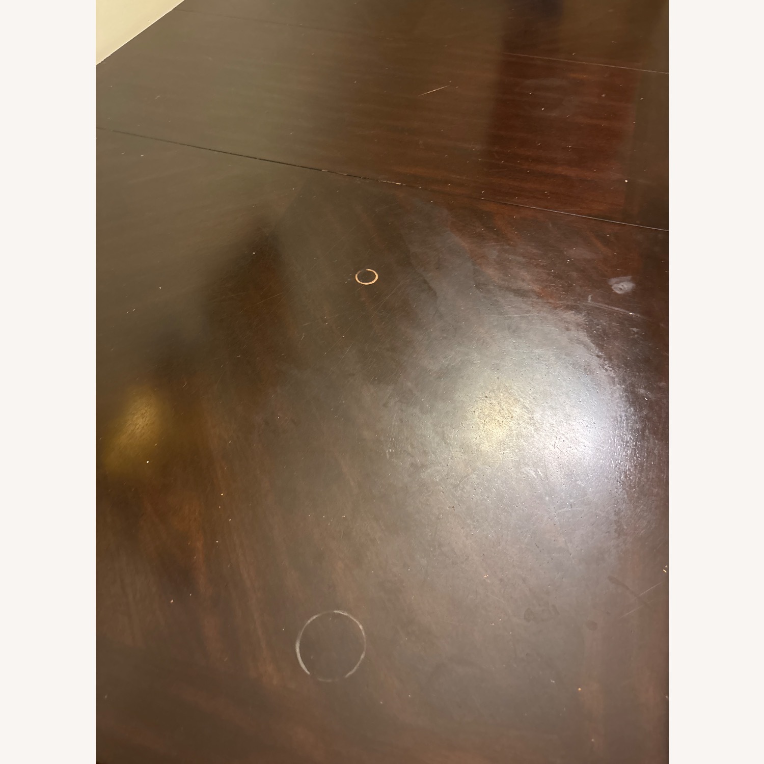 Ashley Furniture Dark Brown Wood Dining Table - image-3