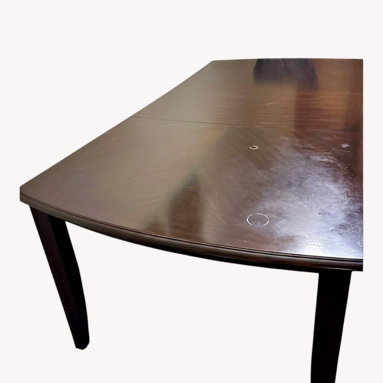 Ashley Furniture Dark Brown Wood Dining Table - image-0