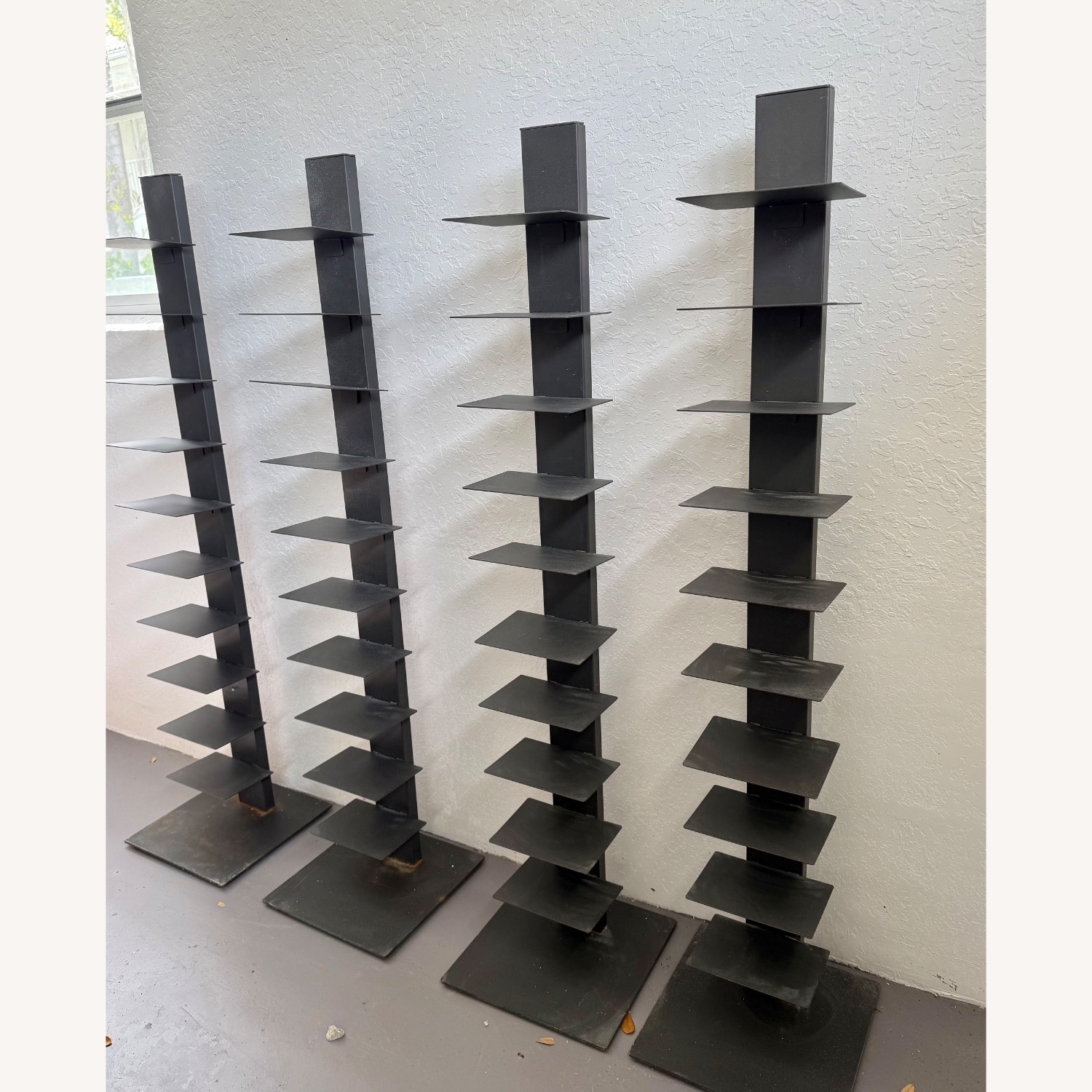 Design Within Reach Story Black Metal Bookcase - image-1