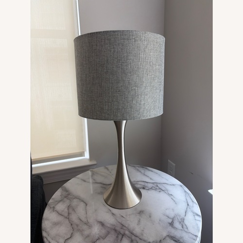 Used Silver Stainless Steel Table Lamps for sale on AptDeco