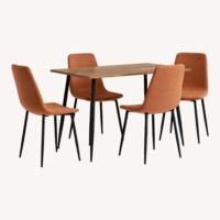 Wayfair Light Brown Wood Dining Set