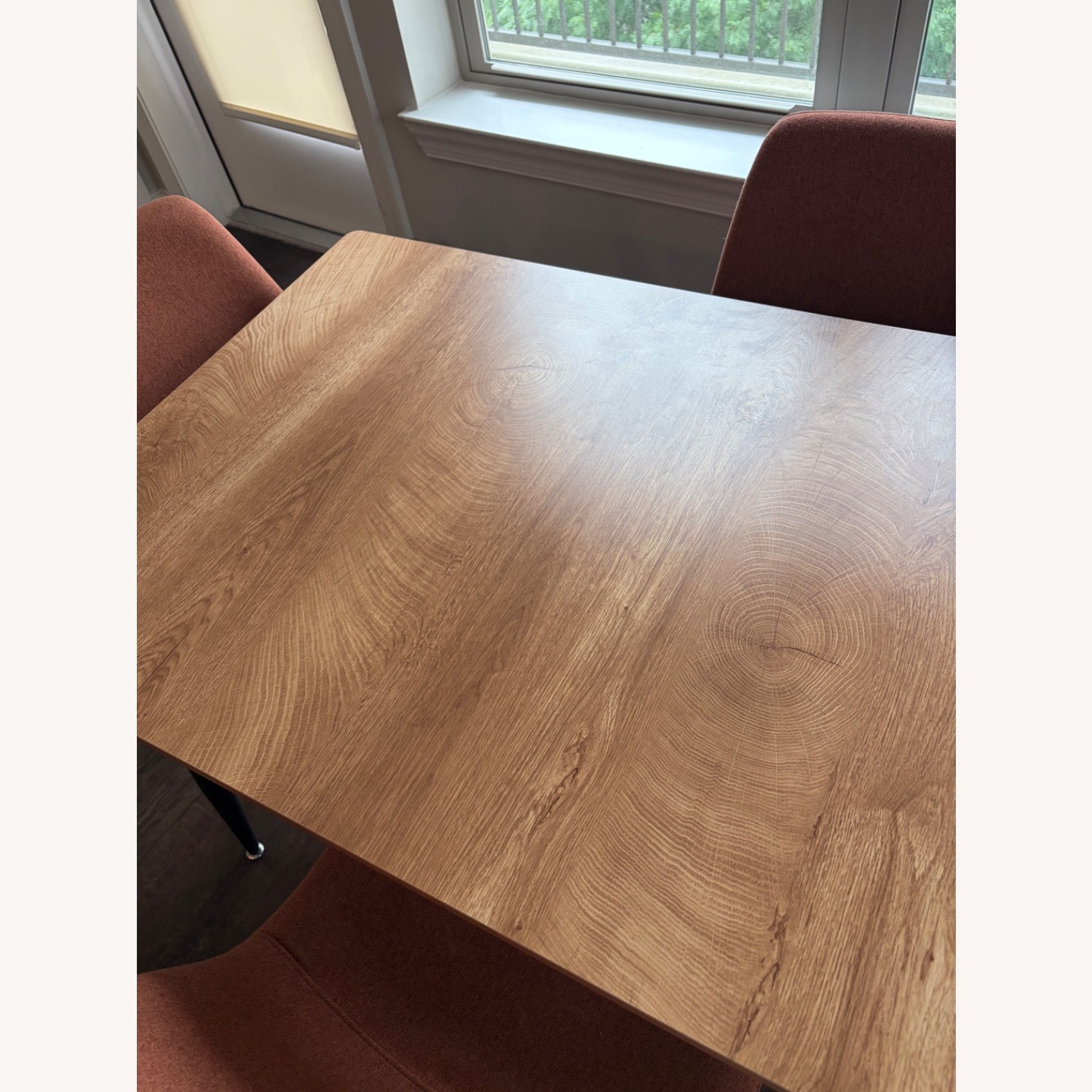Wayfair Light Brown Wood Dining Set - image-3