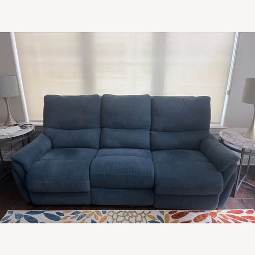 Used American Signature Furniture Blue 3+ Seater Sofa for sale on AptDeco