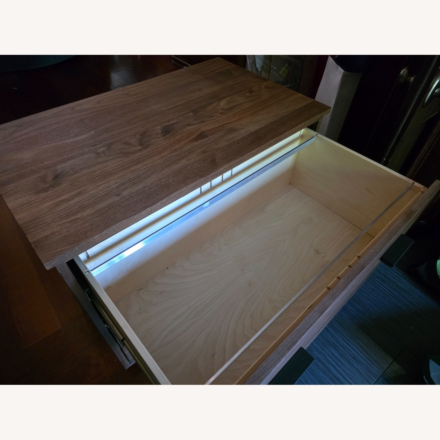 Room & Board Linear Walnut filing cabinet - image-5
