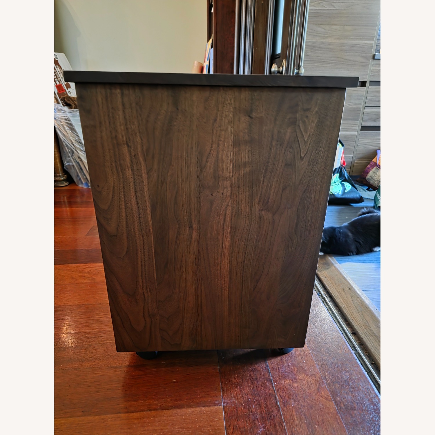 Room & Board Linear Walnut filing cabinet - image-2