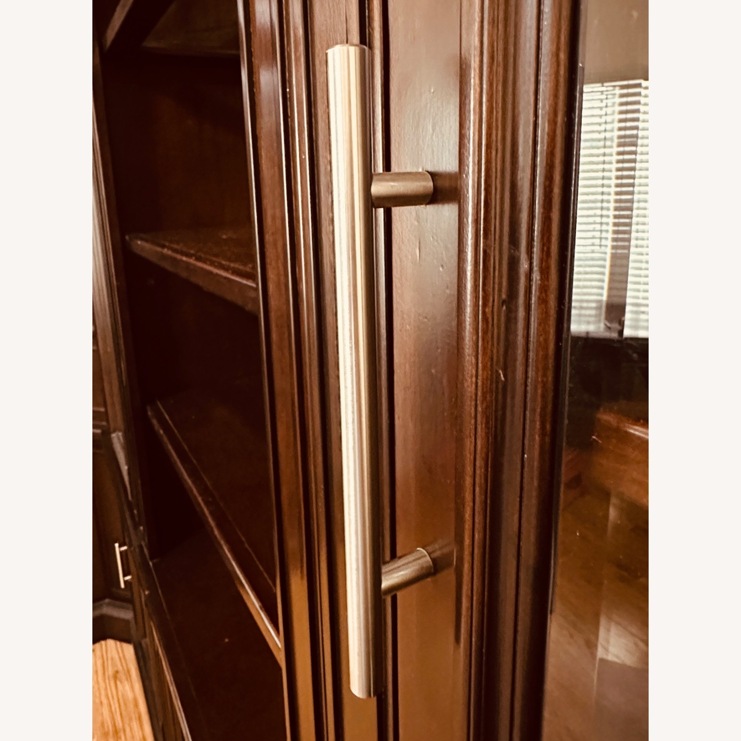 Vintage/Antique Dark Brown Wood Bookcase - image-4