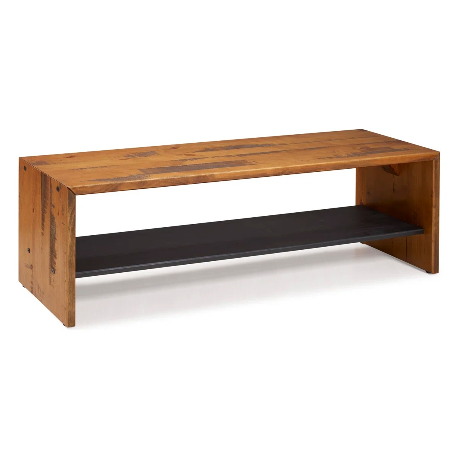 Wayfair Earby Dark Brown Wood Bench - image-4
