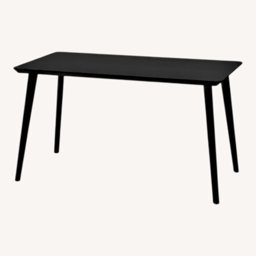 Used IKEA LISABO Black Dining Table for sale on AptDeco