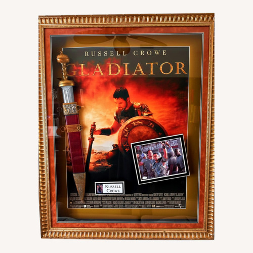 Used Movie Art Pieces Gold Glass Wall Art for sale on AptDeco