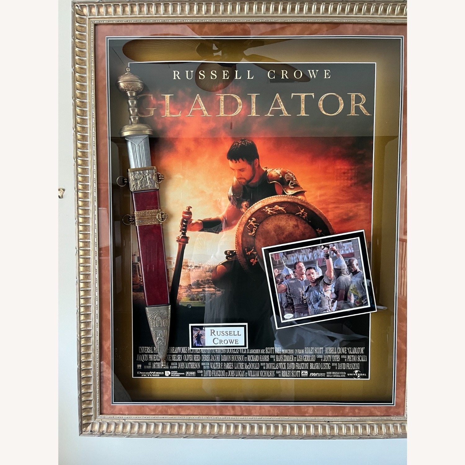 Movie Art Pieces Gold Glass Wall Art - image-4