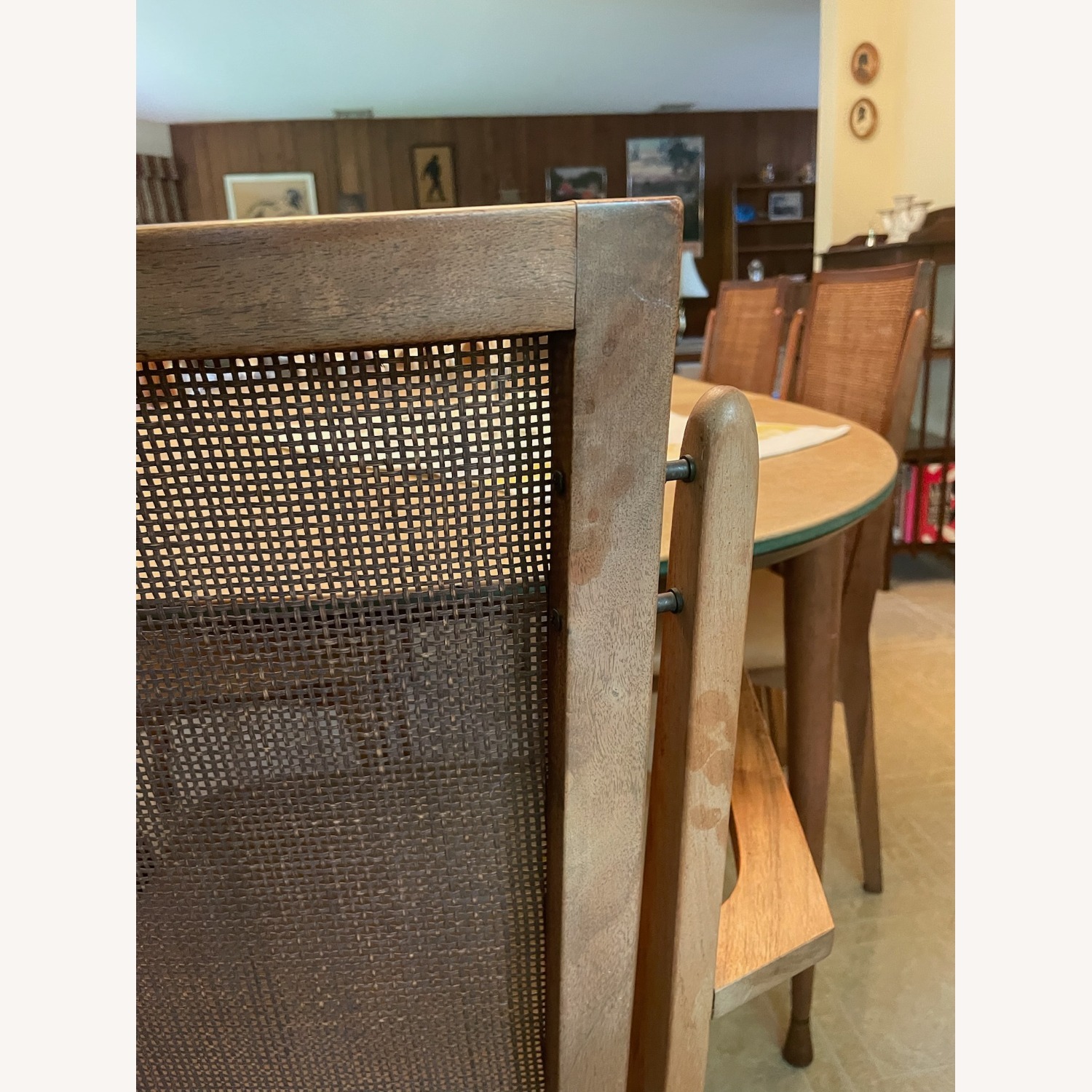 Mid 20th Century Modern Dining Table and 6 chairs - image-2