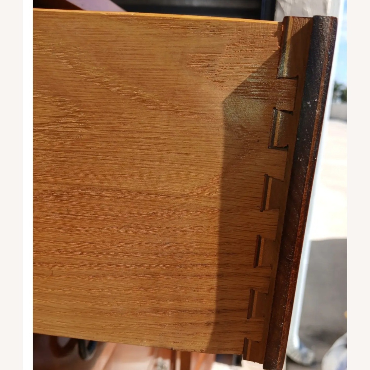 Brass Cherry Burl Baker Furniture Dresser - image-5