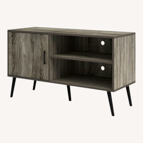 Used Wade Logan Light Gray Wood Media Storage for sale on AptDeco