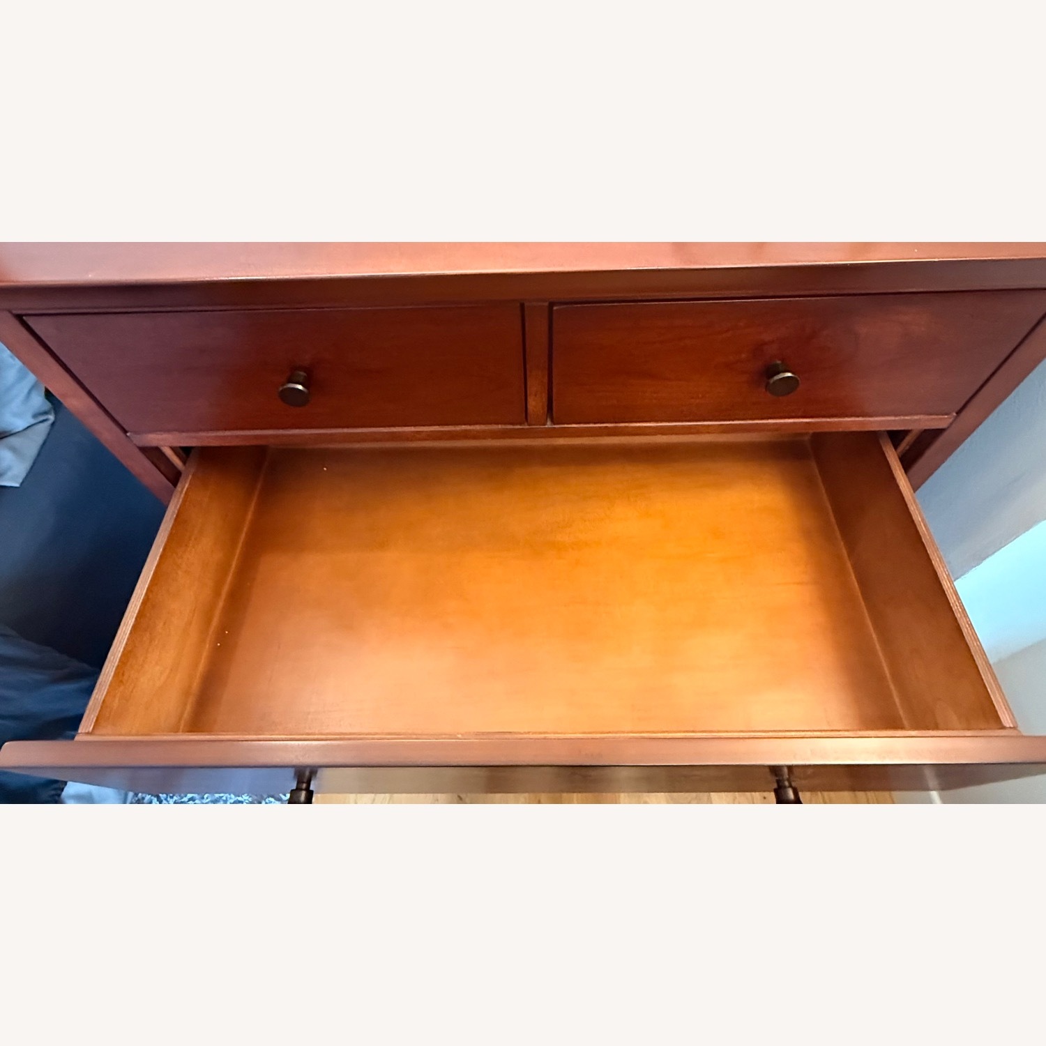 Pottery Barn Valencia Dark Brown Wood Dresser - image-6