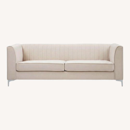 Used Glory Furniture White 3+ Seater Sofa for sale on AptDeco
