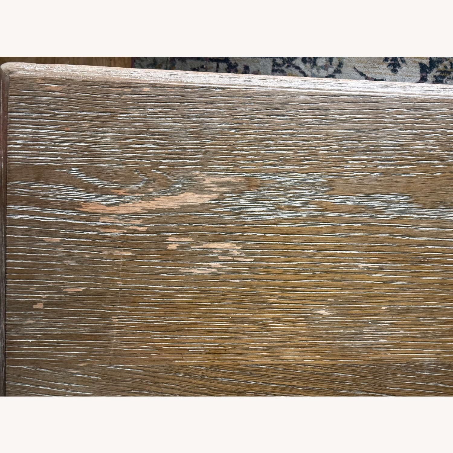 World Market Paige Distressed Oak Dining Table - image-7