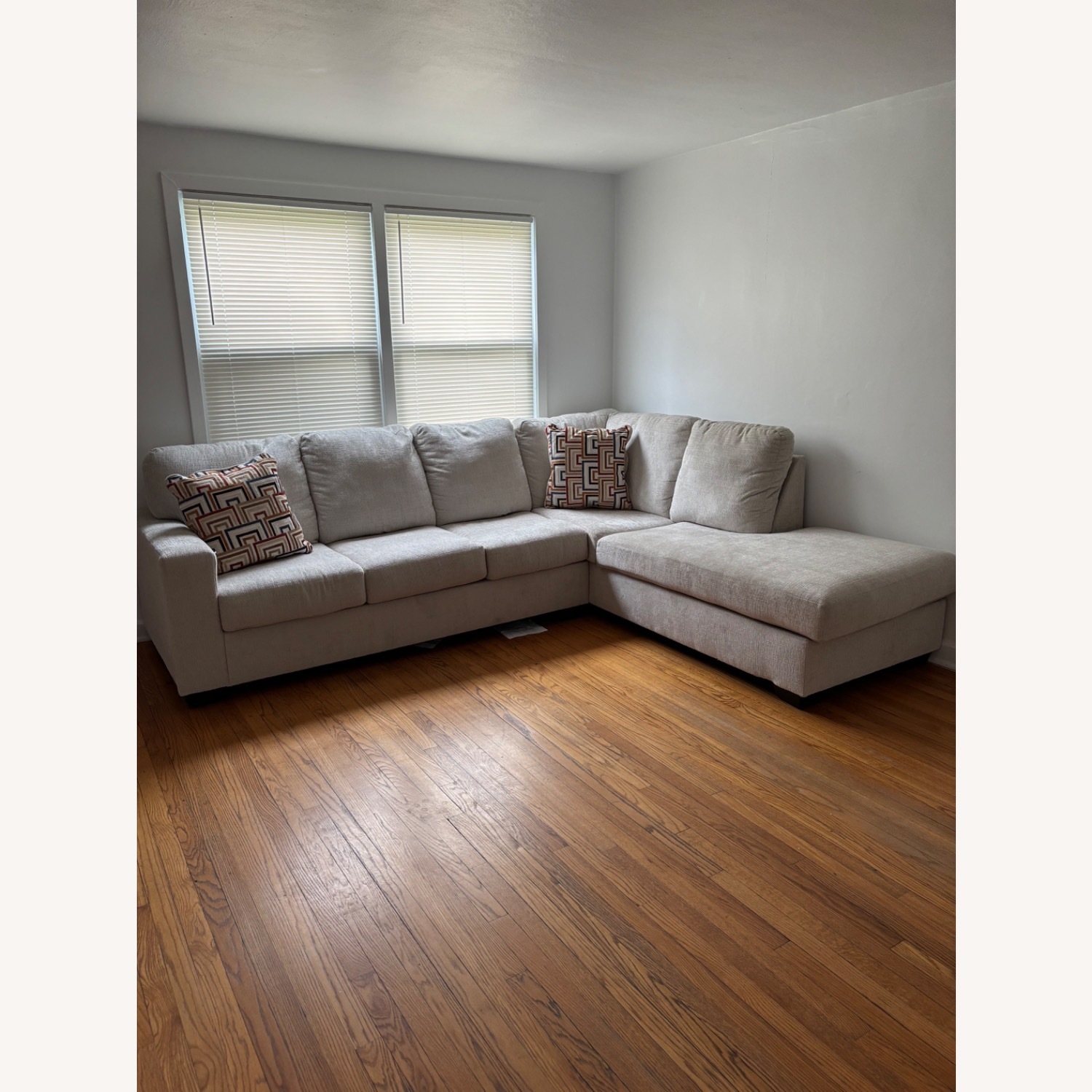 Ashley Furniture Natural Fabric 2 Piece Sectional - image-3