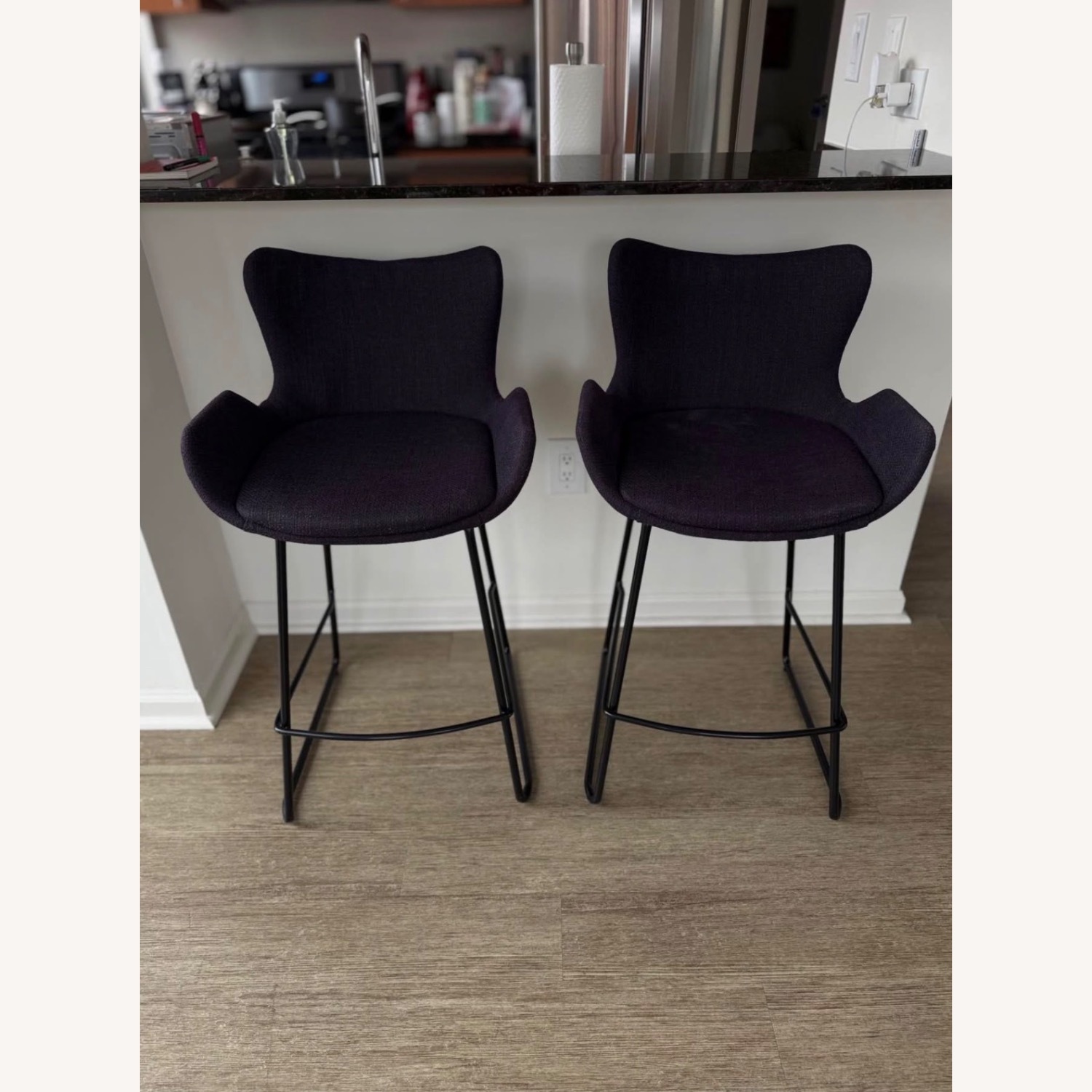 Bogdanovic 27" Counter Stool Set by Orren Ellis, Set of 2  - image-1