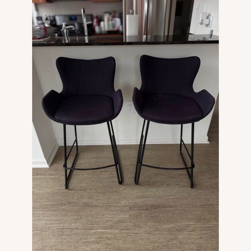 Used Bogdanovic 27" Counter Stool Set by Orren Ellis, Set of 2  for sale on AptDeco