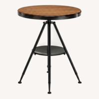 Meka Adjustable Wood/Metal Table 