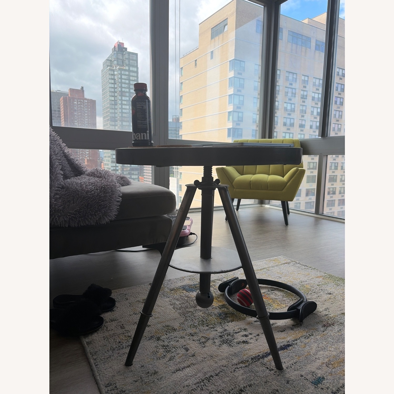 Meka Adjustable Wood/Metal Table  - image-3