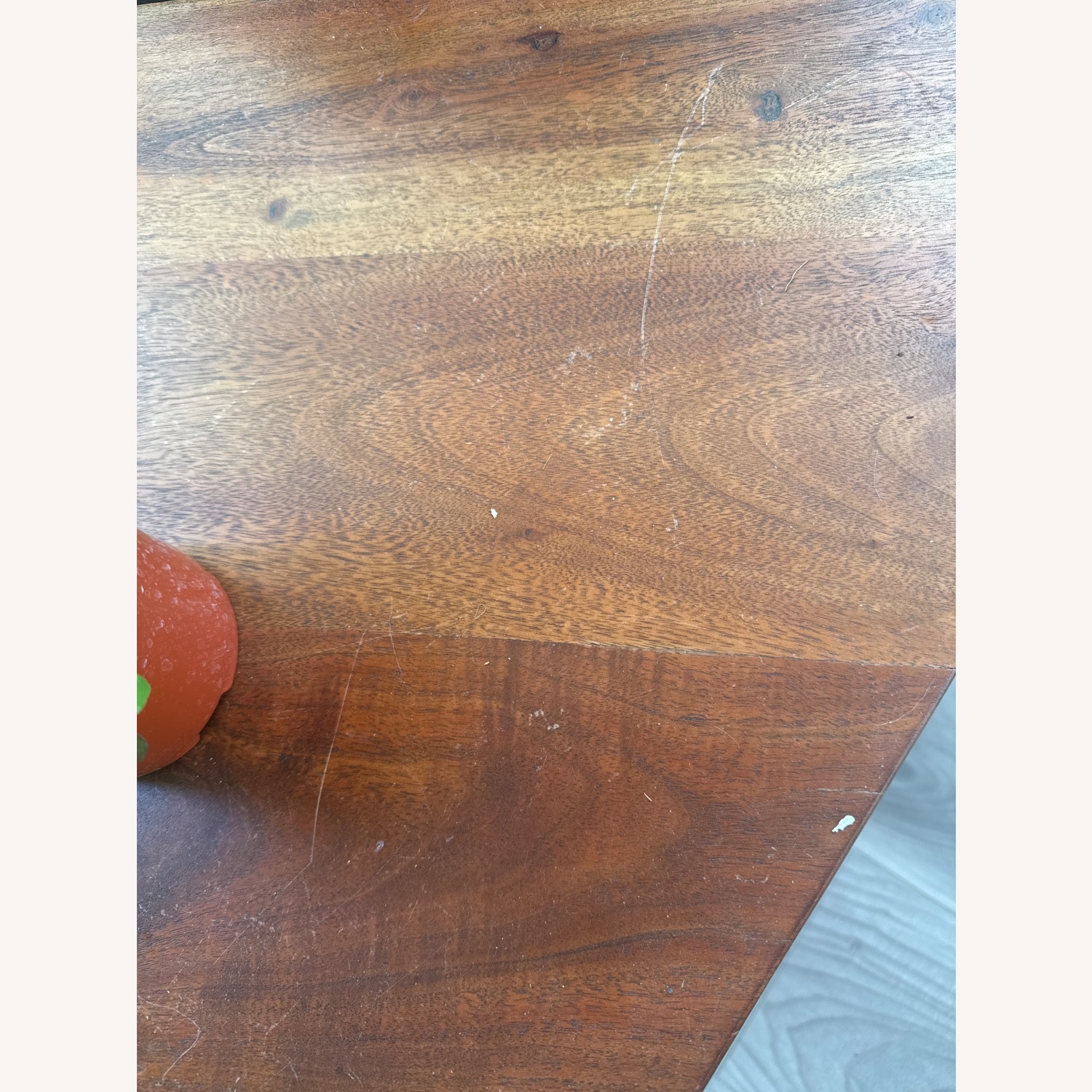Dark Brown Wood Coffee Table - image-3