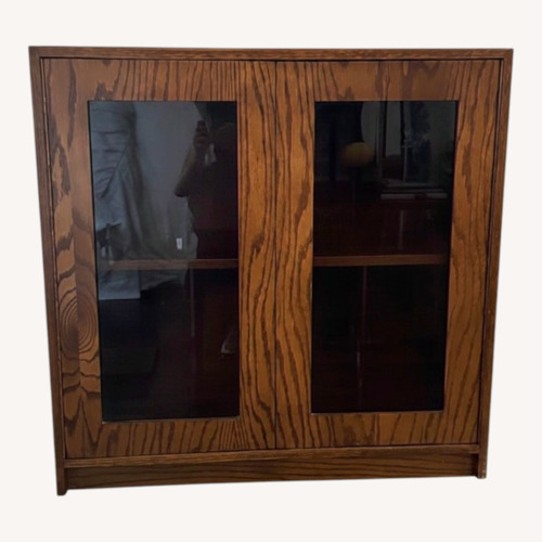 Used Antique Wooden Record Cabinet for sale on AptDeco