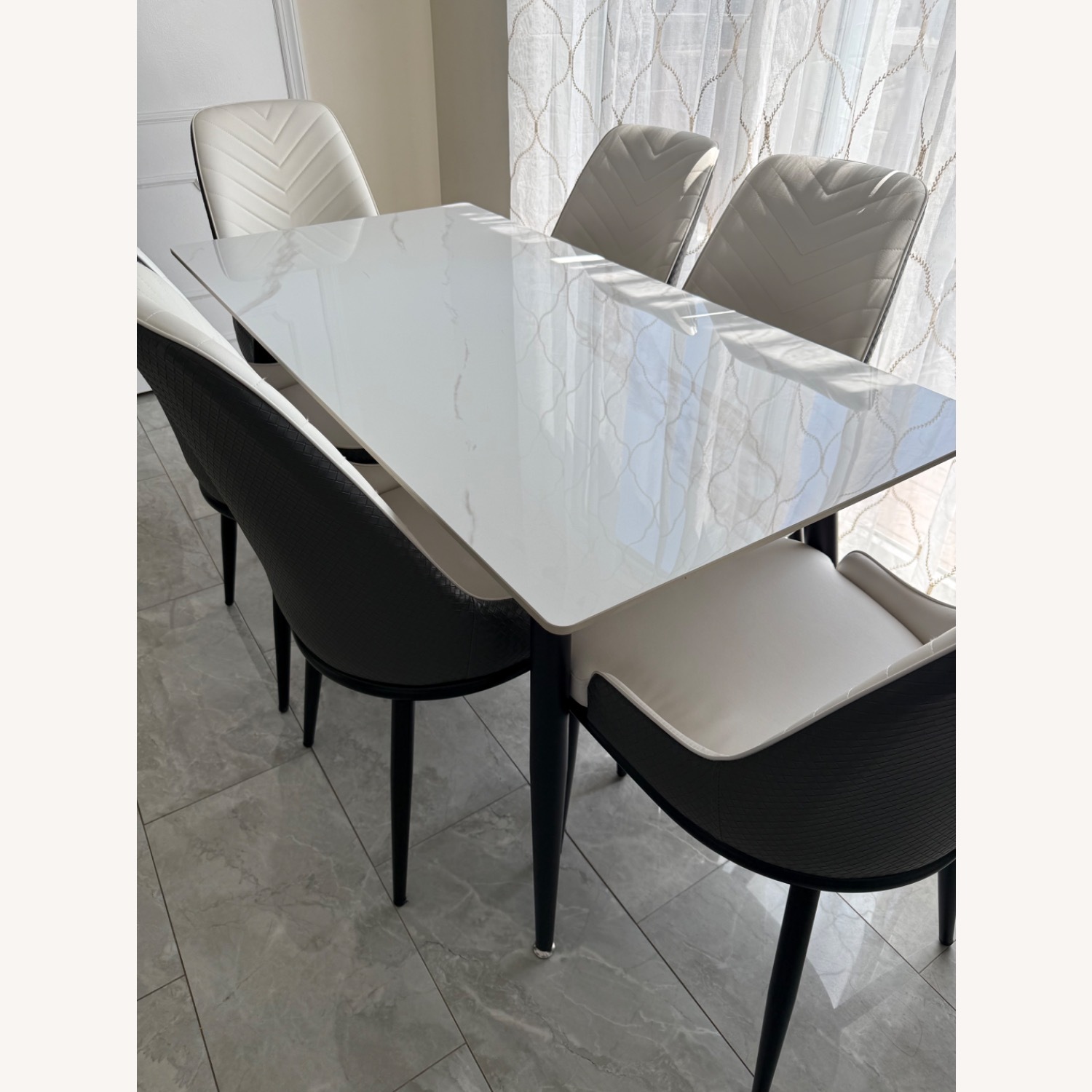 Marble Dining Set - image-7
