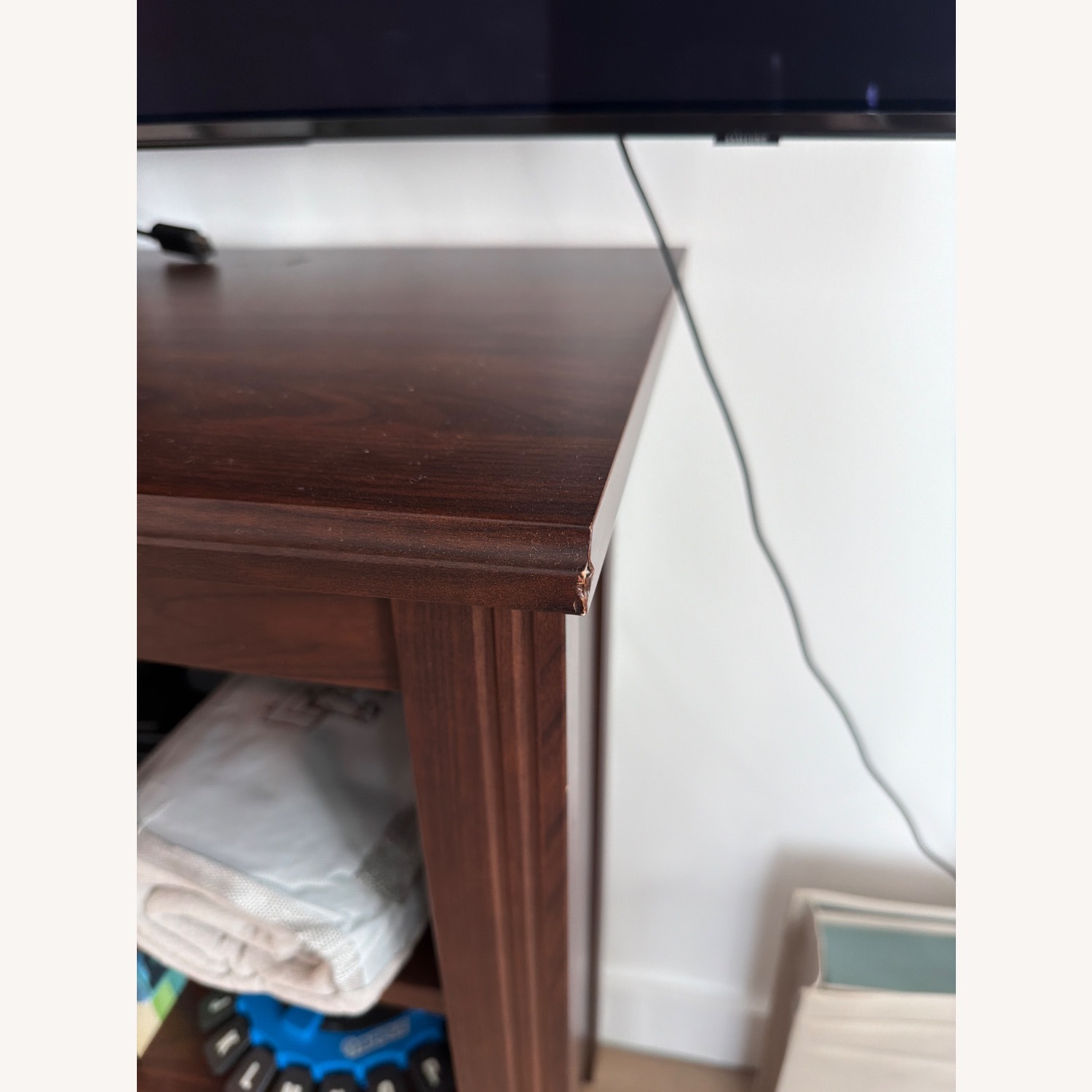 Dark Brown Media Console (Wood) - image-4