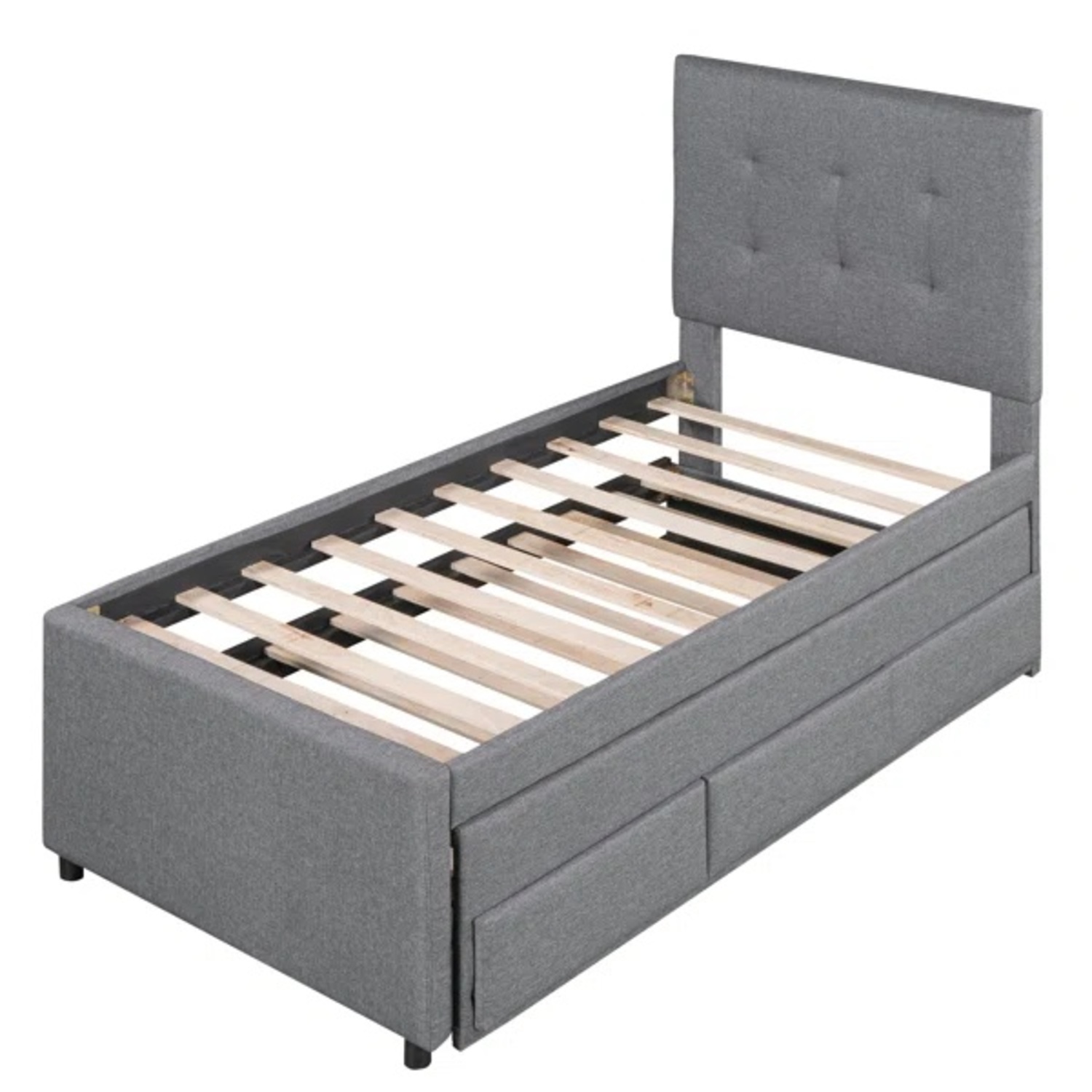 Wayfair Dark Gray Twin Bed - image-7