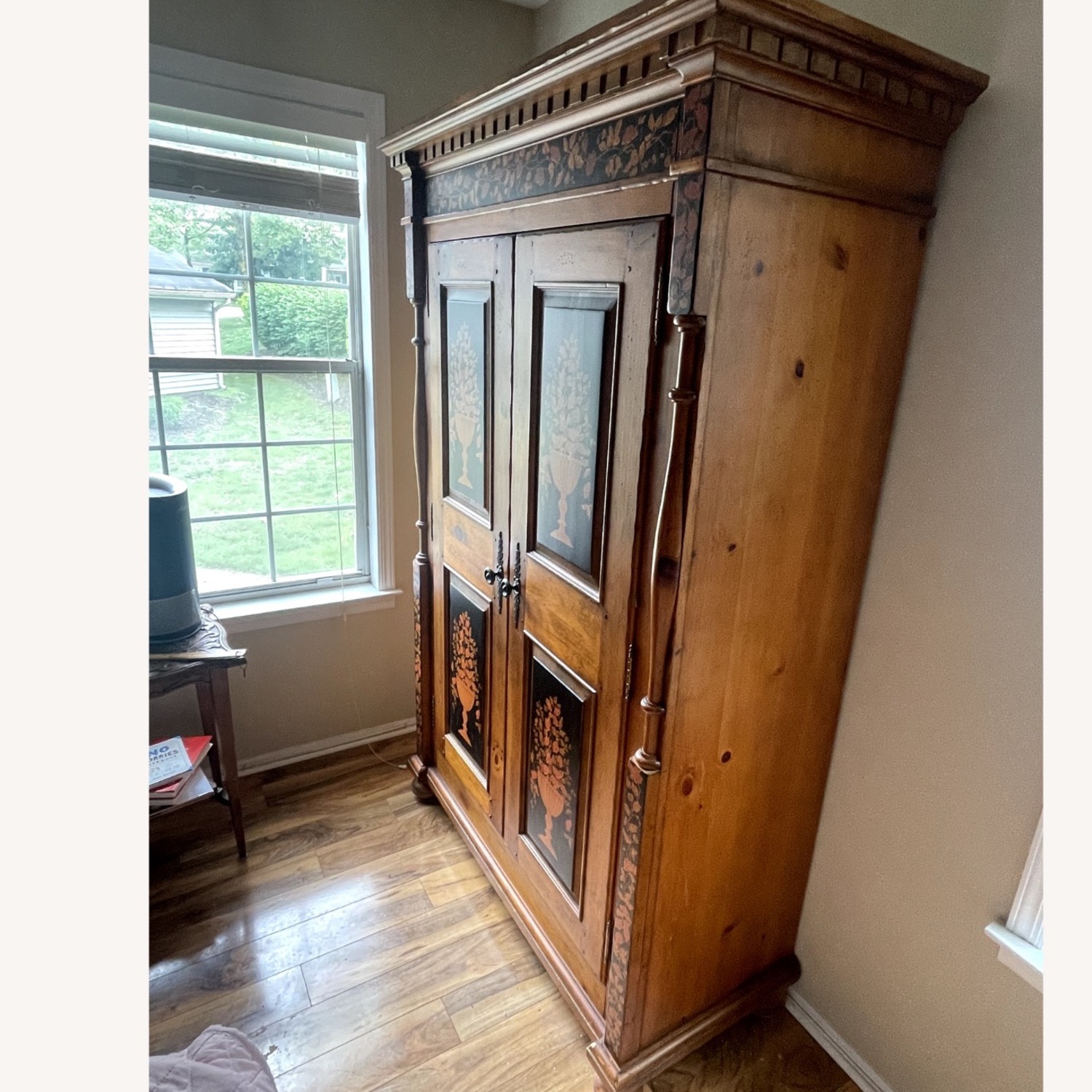 Drexel Pinehurst Painted Wood Armoire - image-2