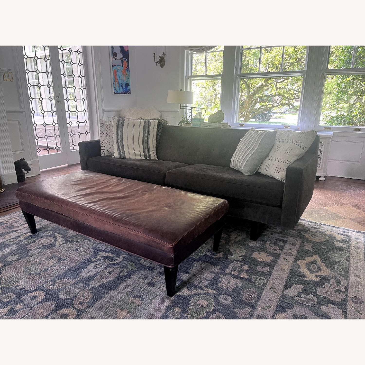Room & Board Dark Gray Fabric 3+ Seater Sofa - image-1