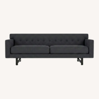 Room & Board Dark Gray Fabric 3+ Seater Sofa