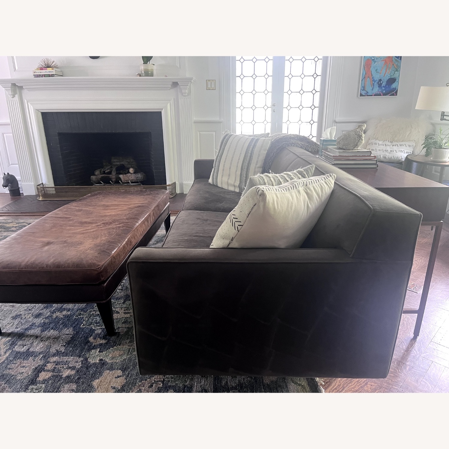 Room & Board Dark Gray Fabric 3+ Seater Sofa - image-2