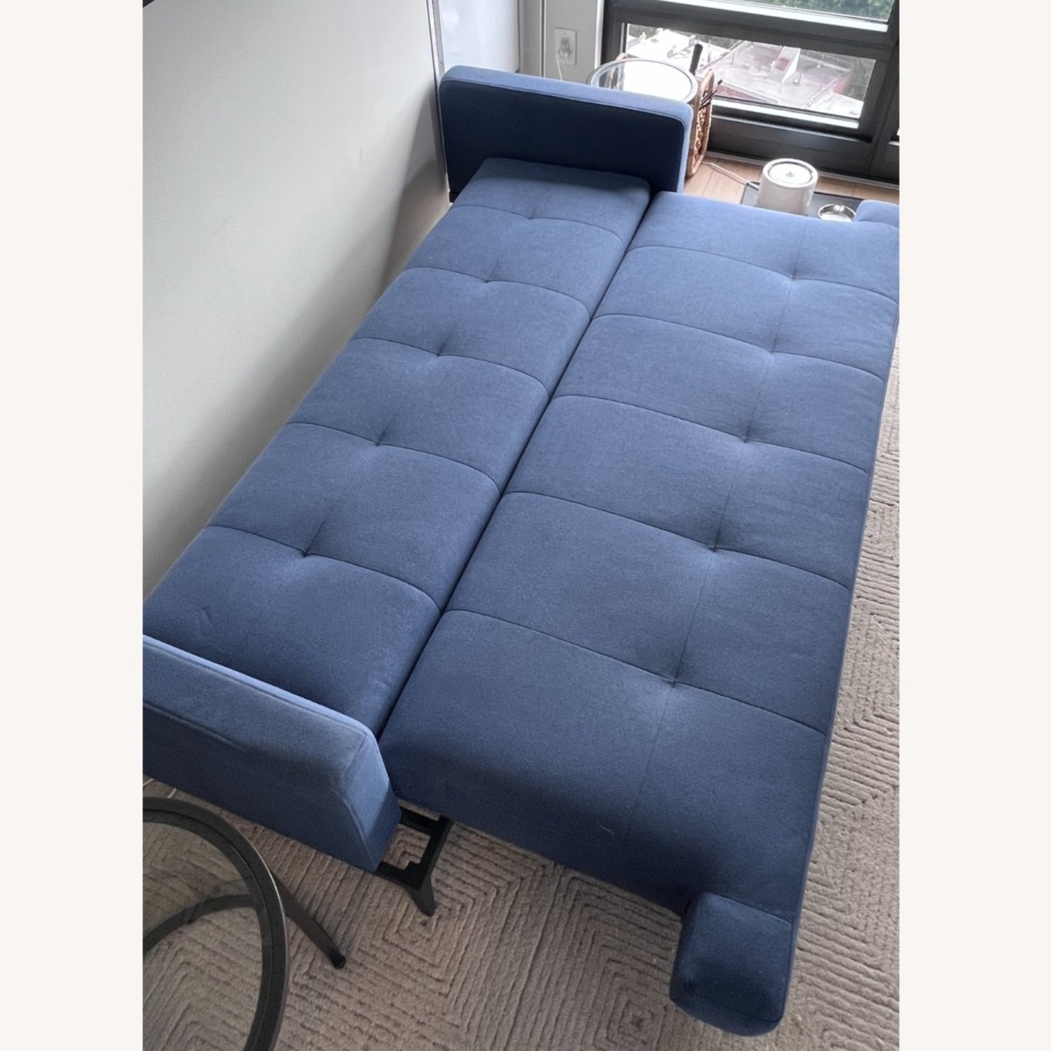 Article Solna 86" Blue Sleeper Sofa - image-2