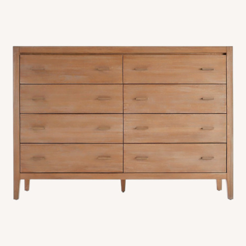 Used Dawson 65" Light Brown Wood 8-Drawer Dresser for sale on AptDeco