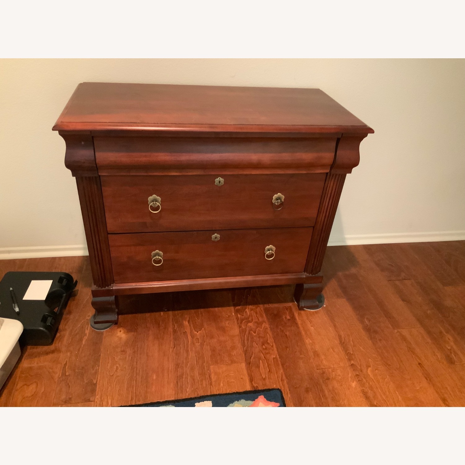 Ethan Allen Dark Brown Wood Dresser - image-2