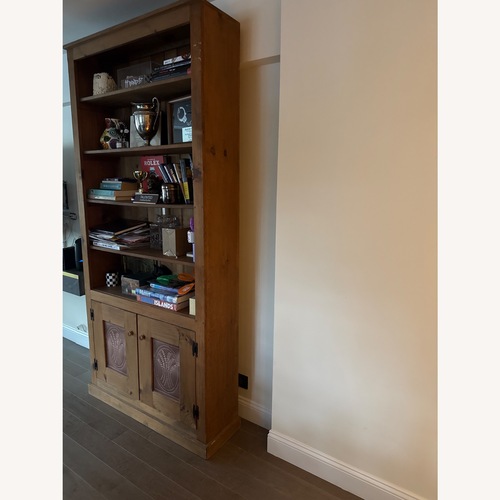 Used Jensen-Lewis Light Brown Wood Bookcase for sale on AptDeco