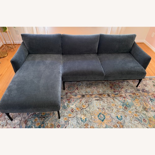 Used West Elm Penn Sectional Left Chaise Slate for sale on AptDeco