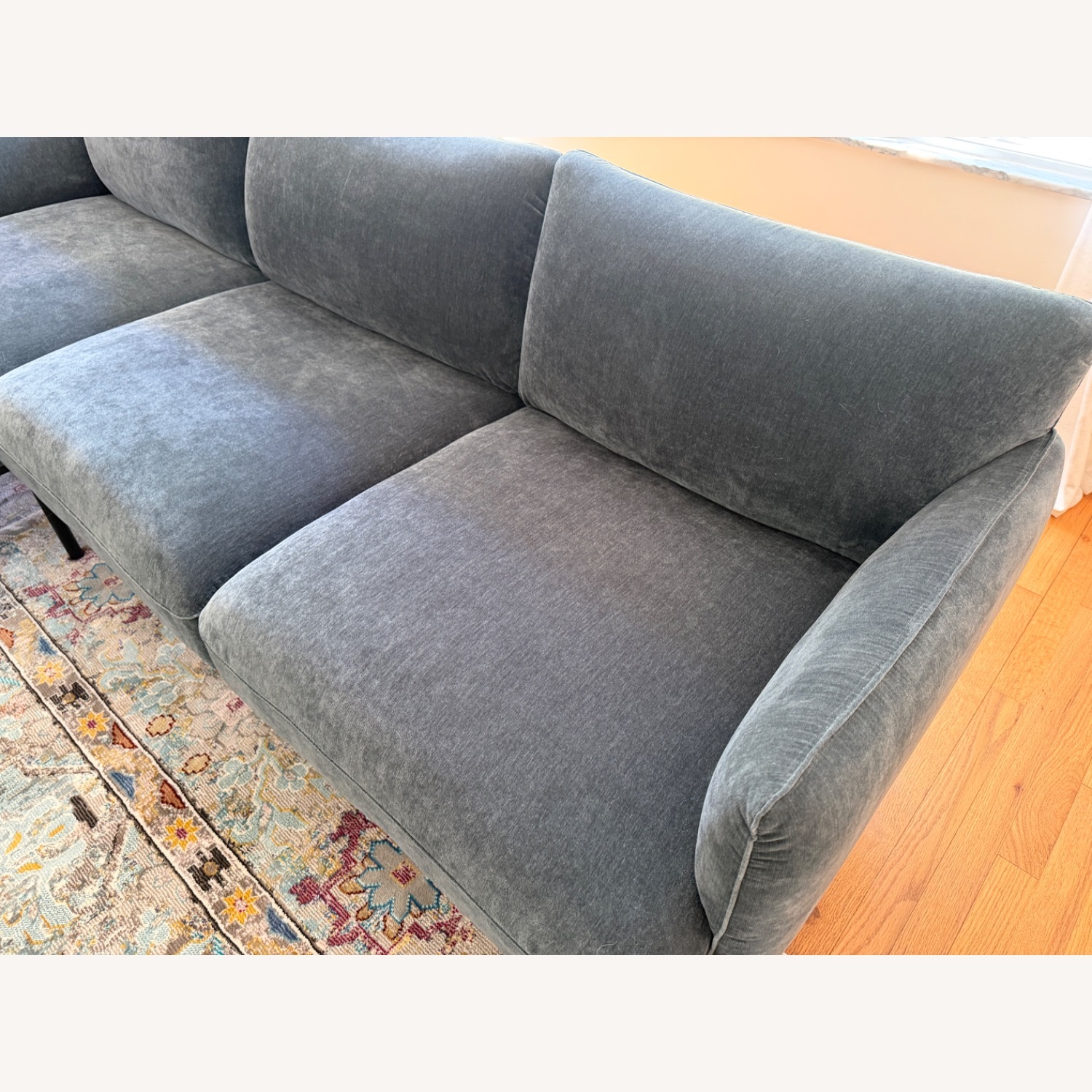 West Elm Penn Sectional Left Chaise Slate - image-10