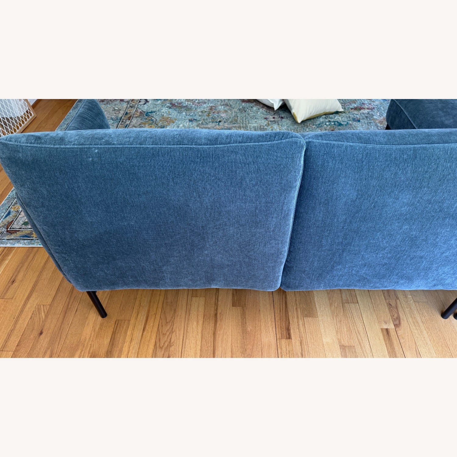 West Elm Penn Sectional Left Chaise Slate - image-9