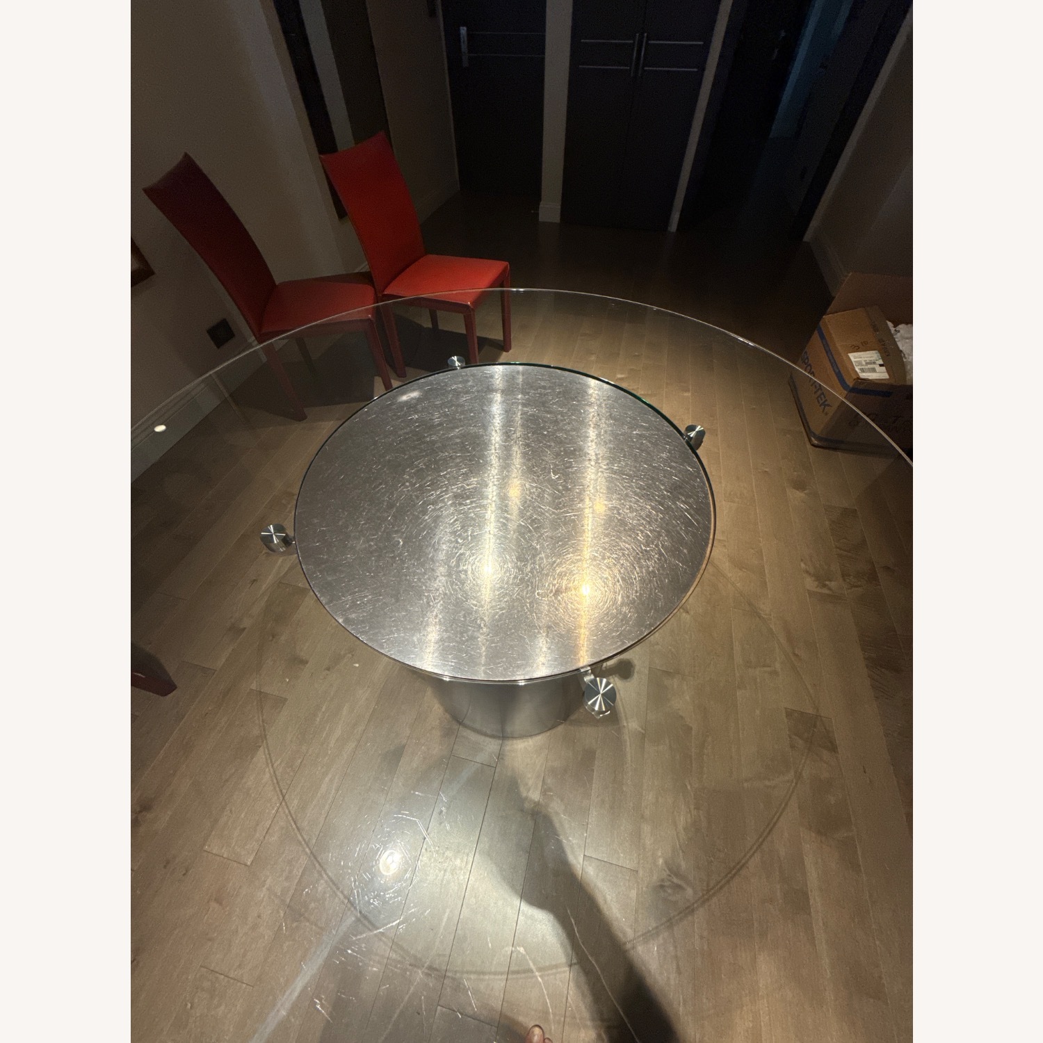 BoConcept Silver Glass Dining Table - image-3