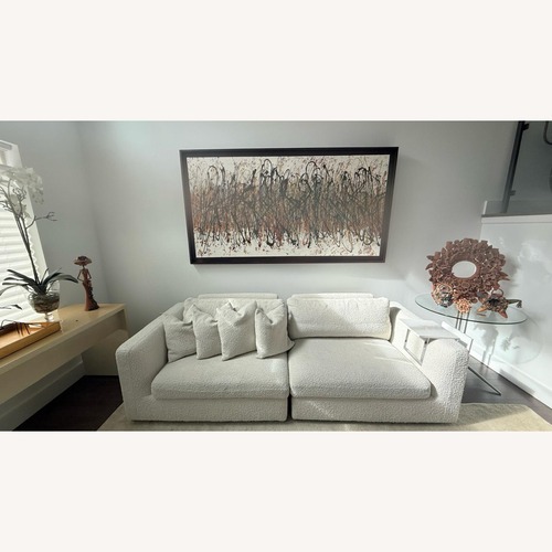 Used Rove Concepts White 2 Piece Sectional for sale on AptDeco